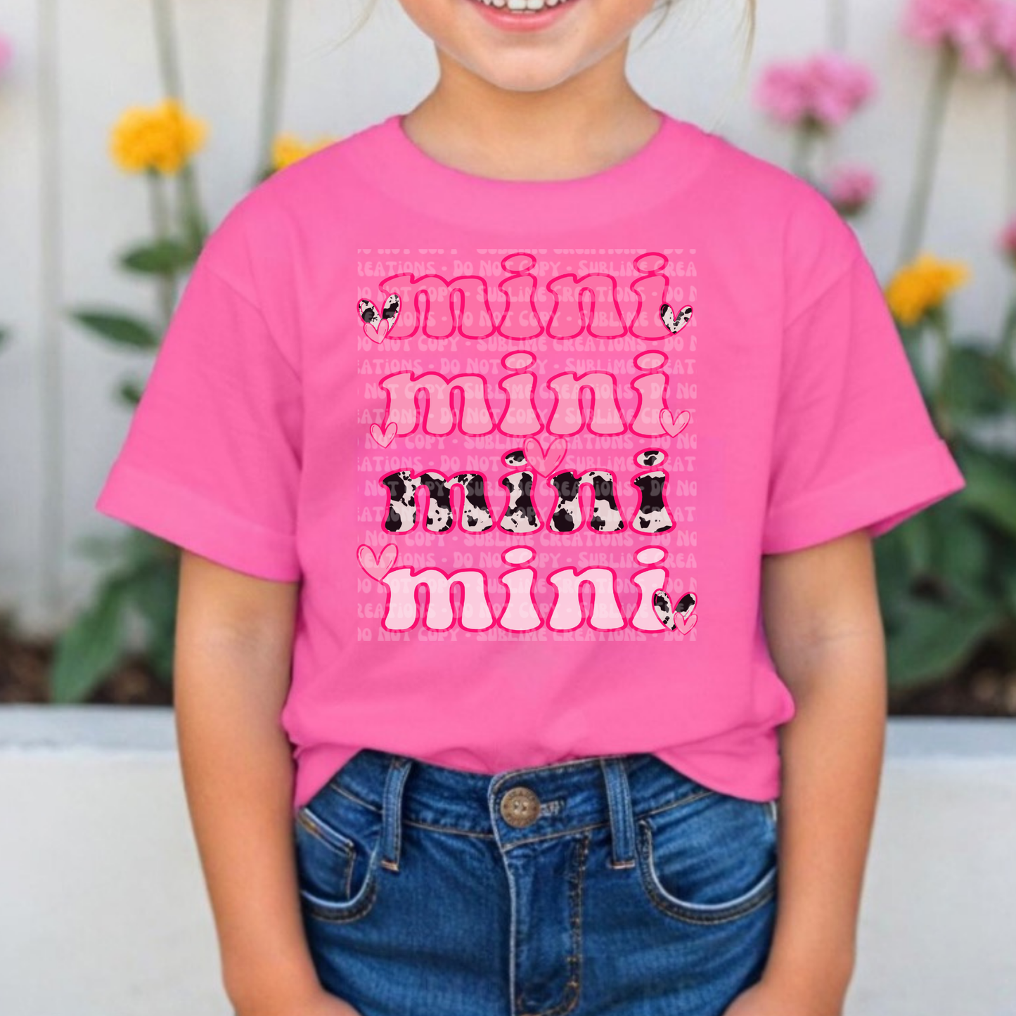 pink cowprint matching