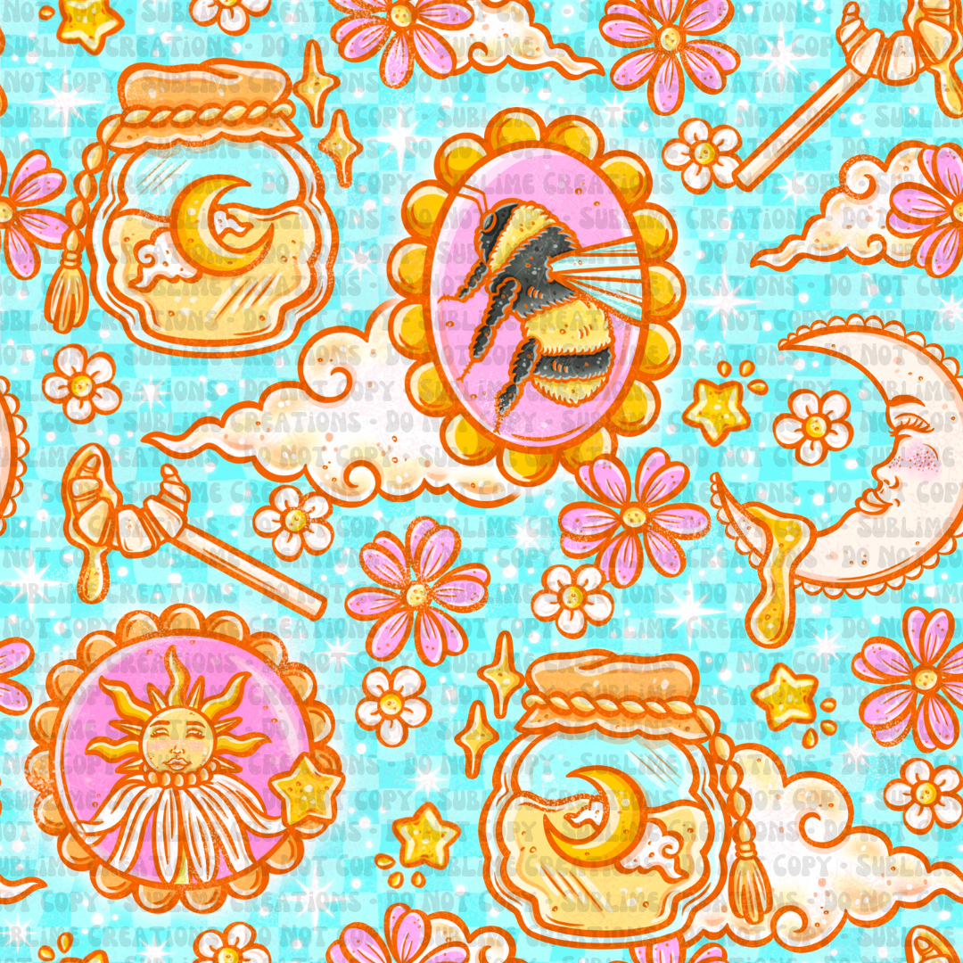 bright celestial bees