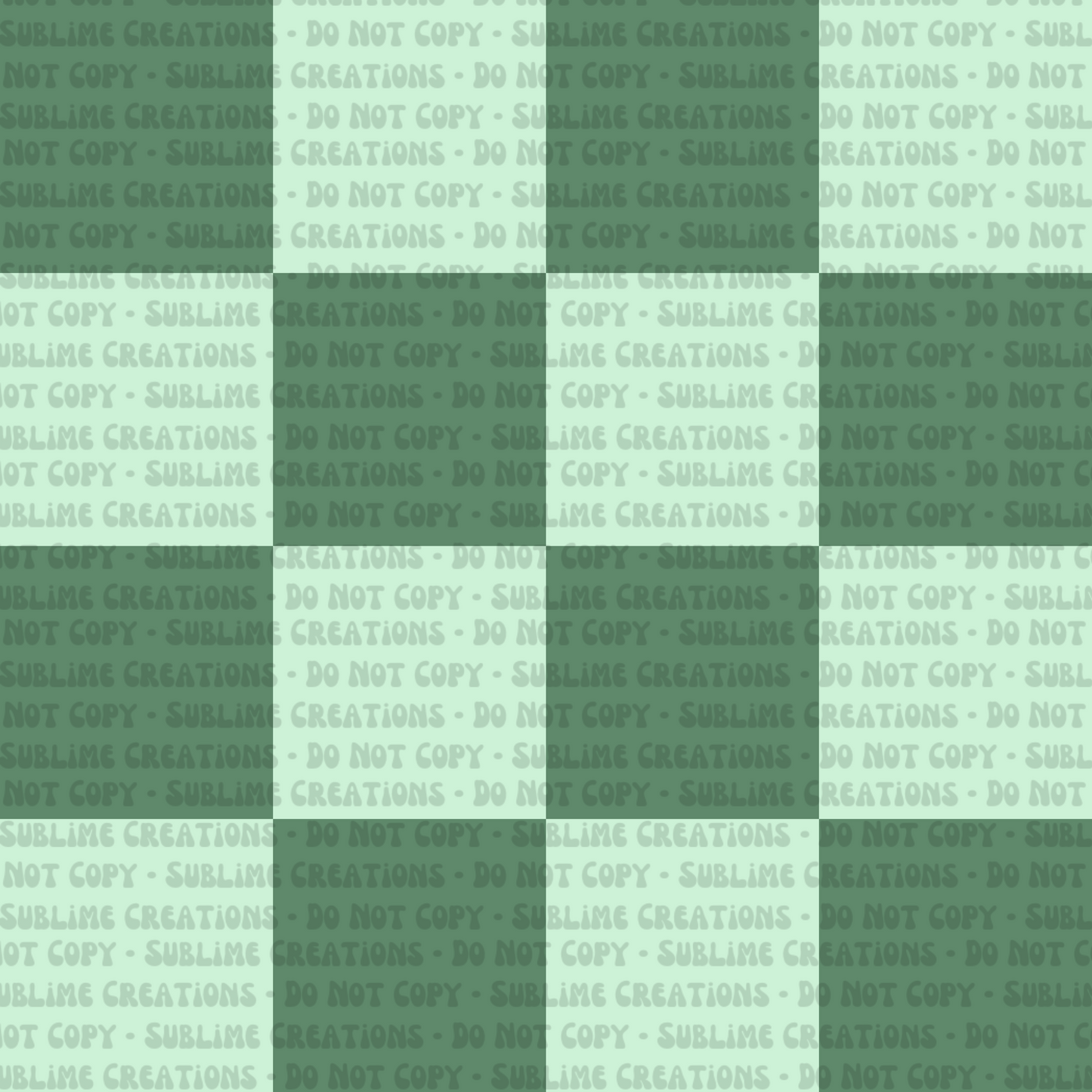 moss + sage checkers