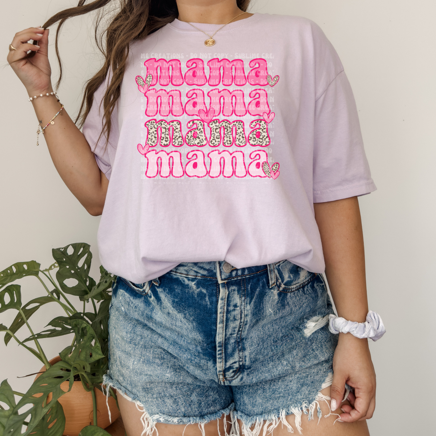 pink cowprint matching