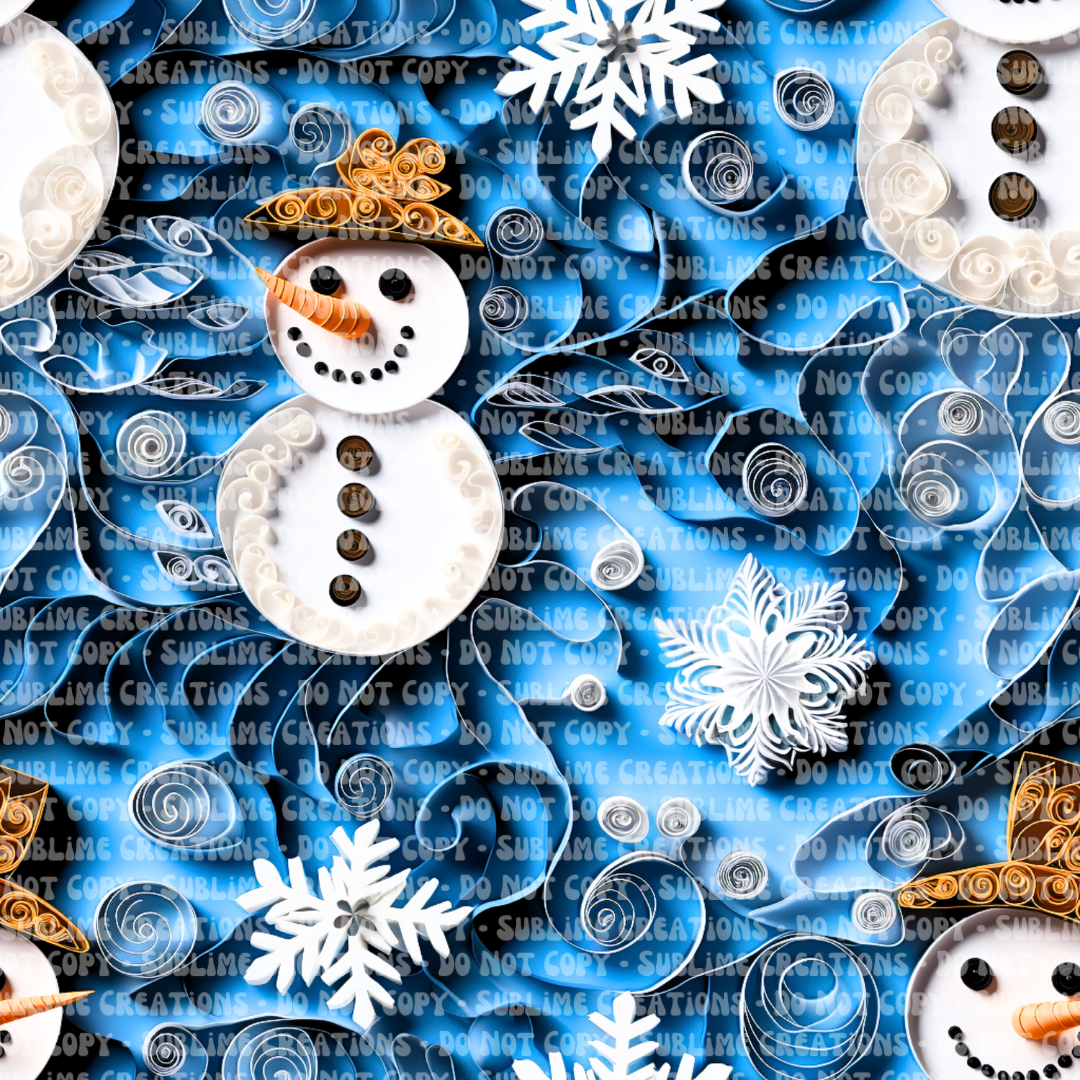 crafted snowman