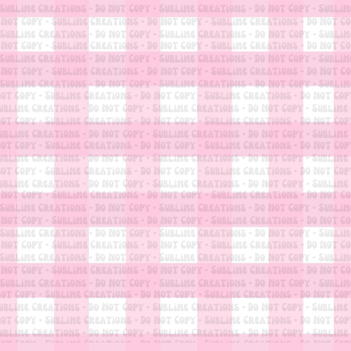 light pink gingham
