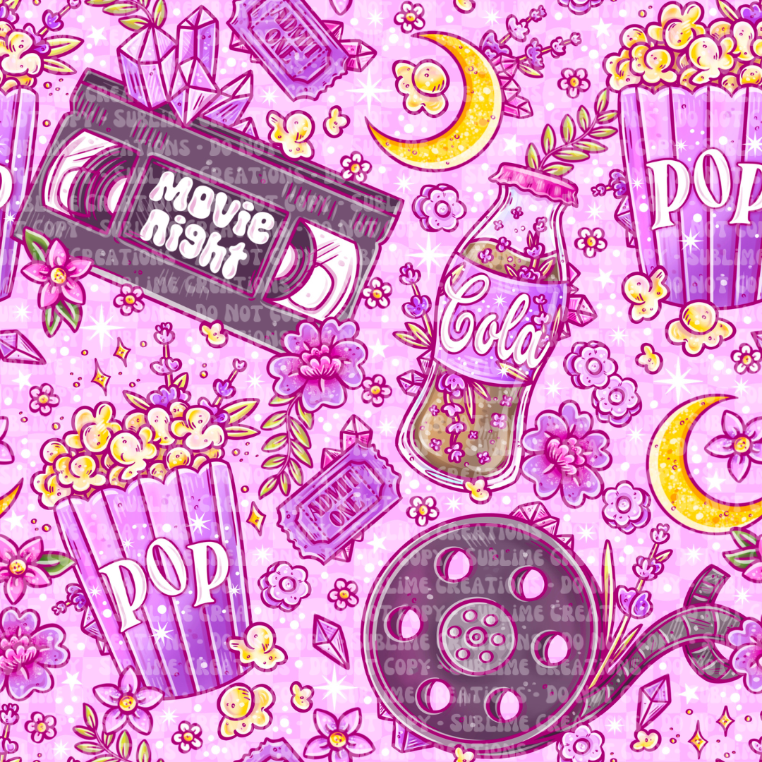 purple movie night