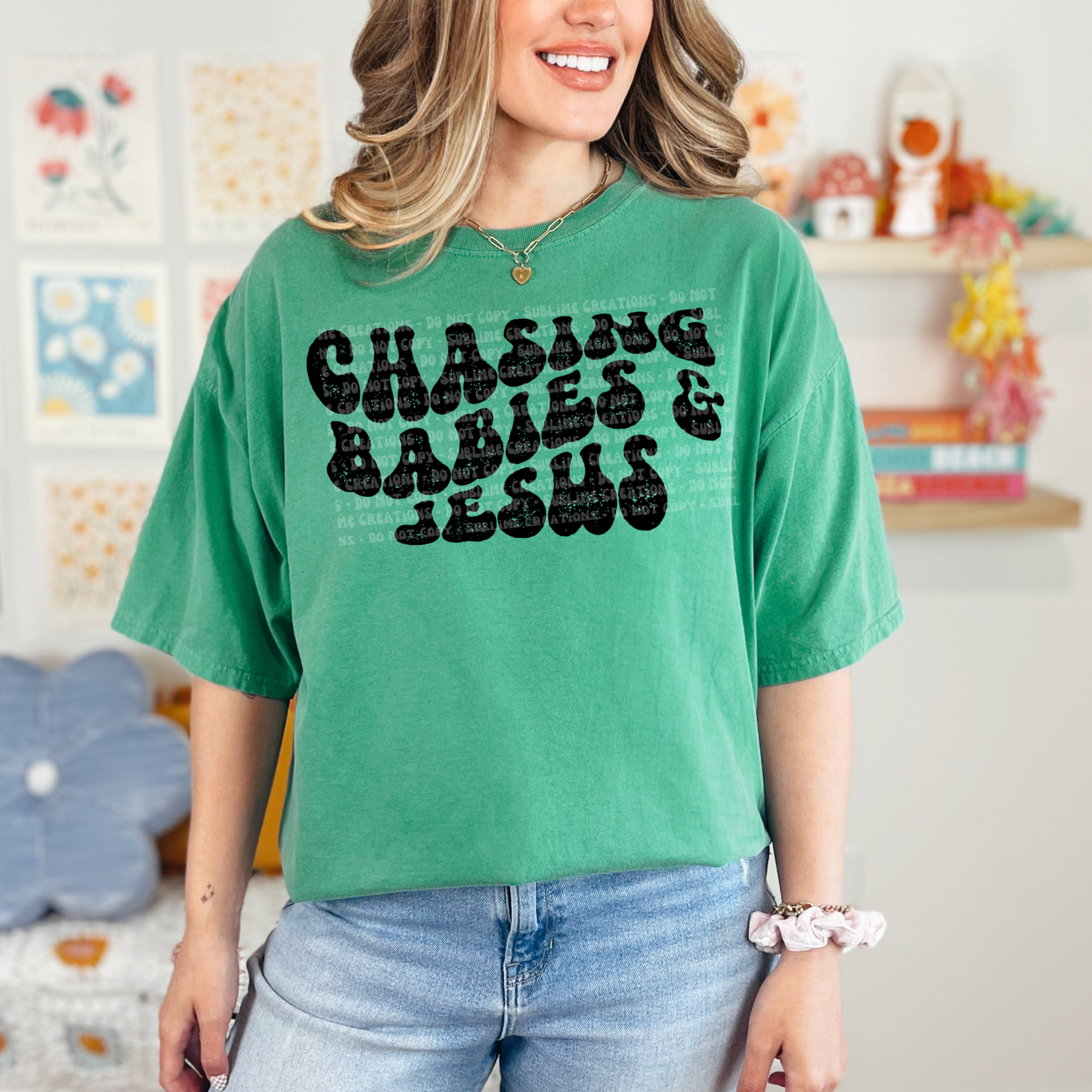 chasing babies + jesus
