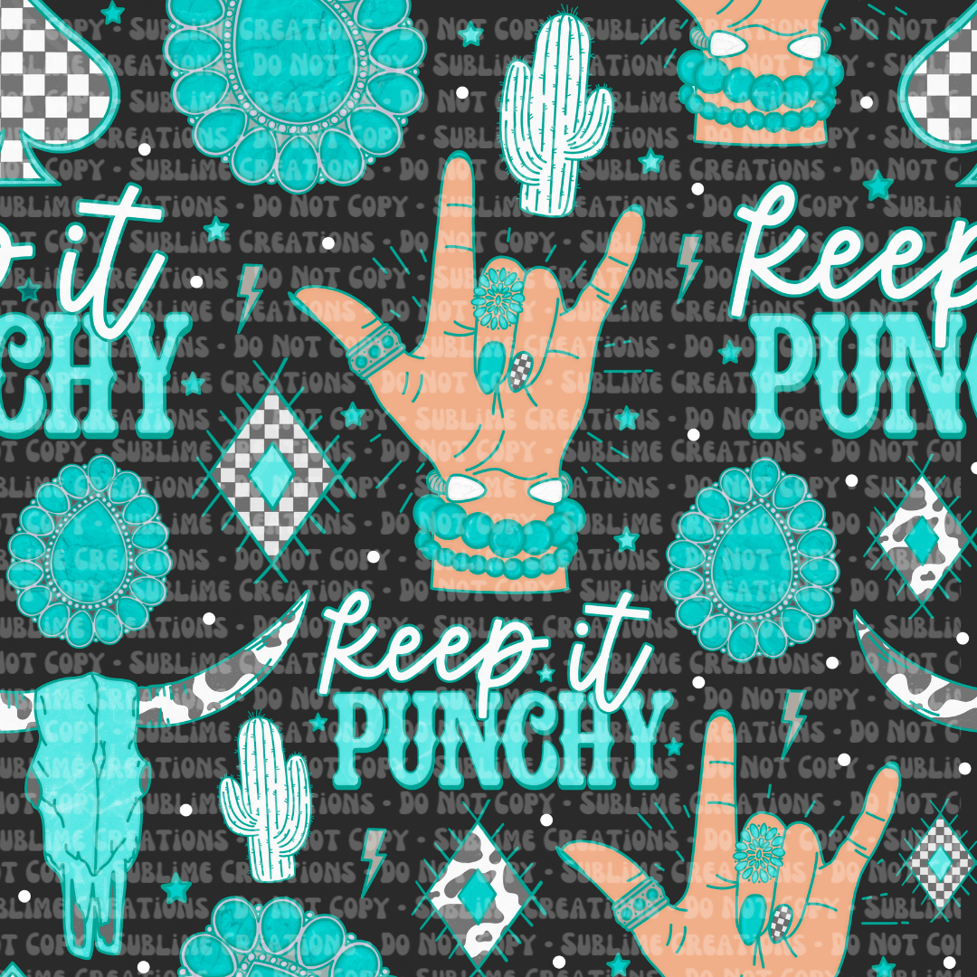 keep it punchy - black