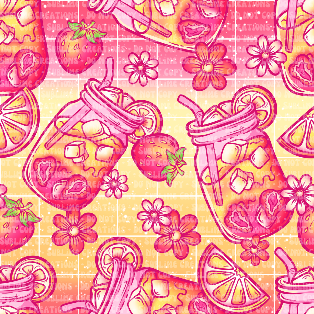 fresh strawberry lemonade