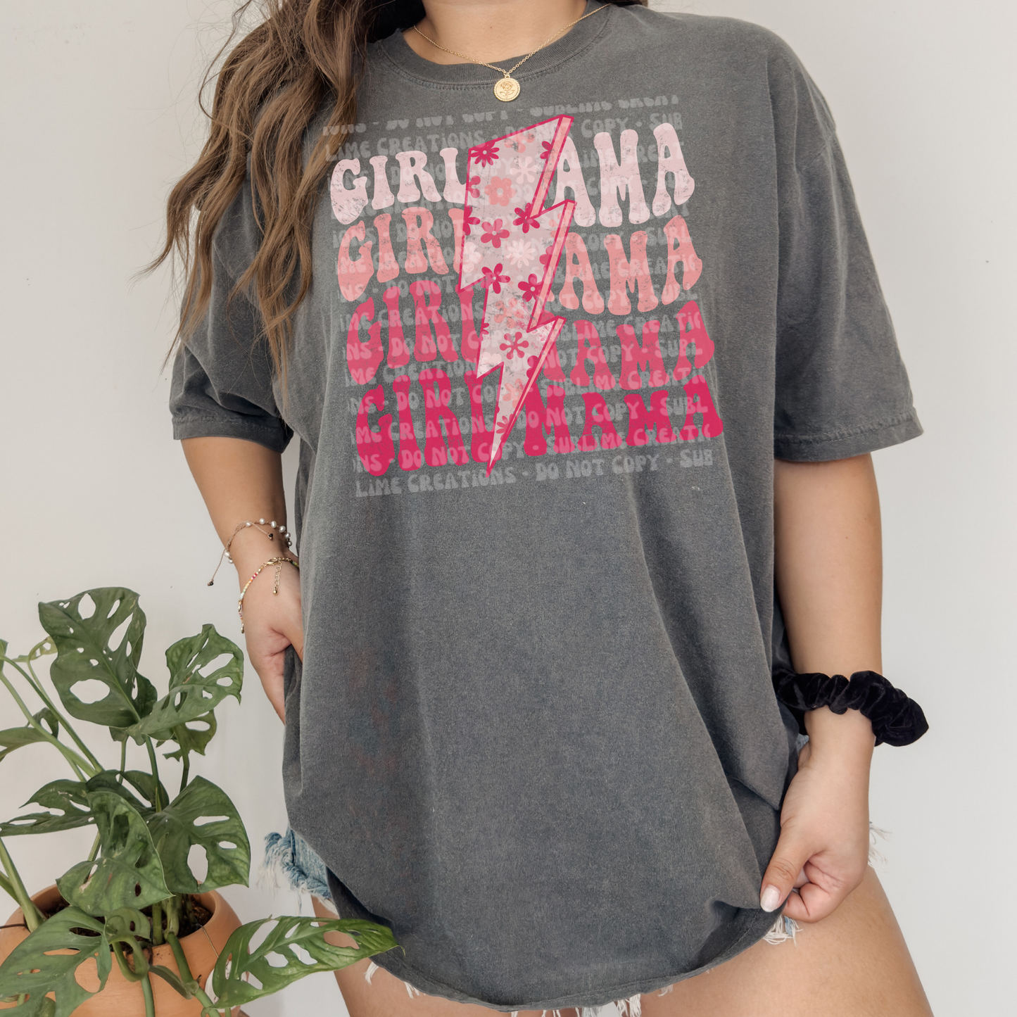 pink lightning girl mama