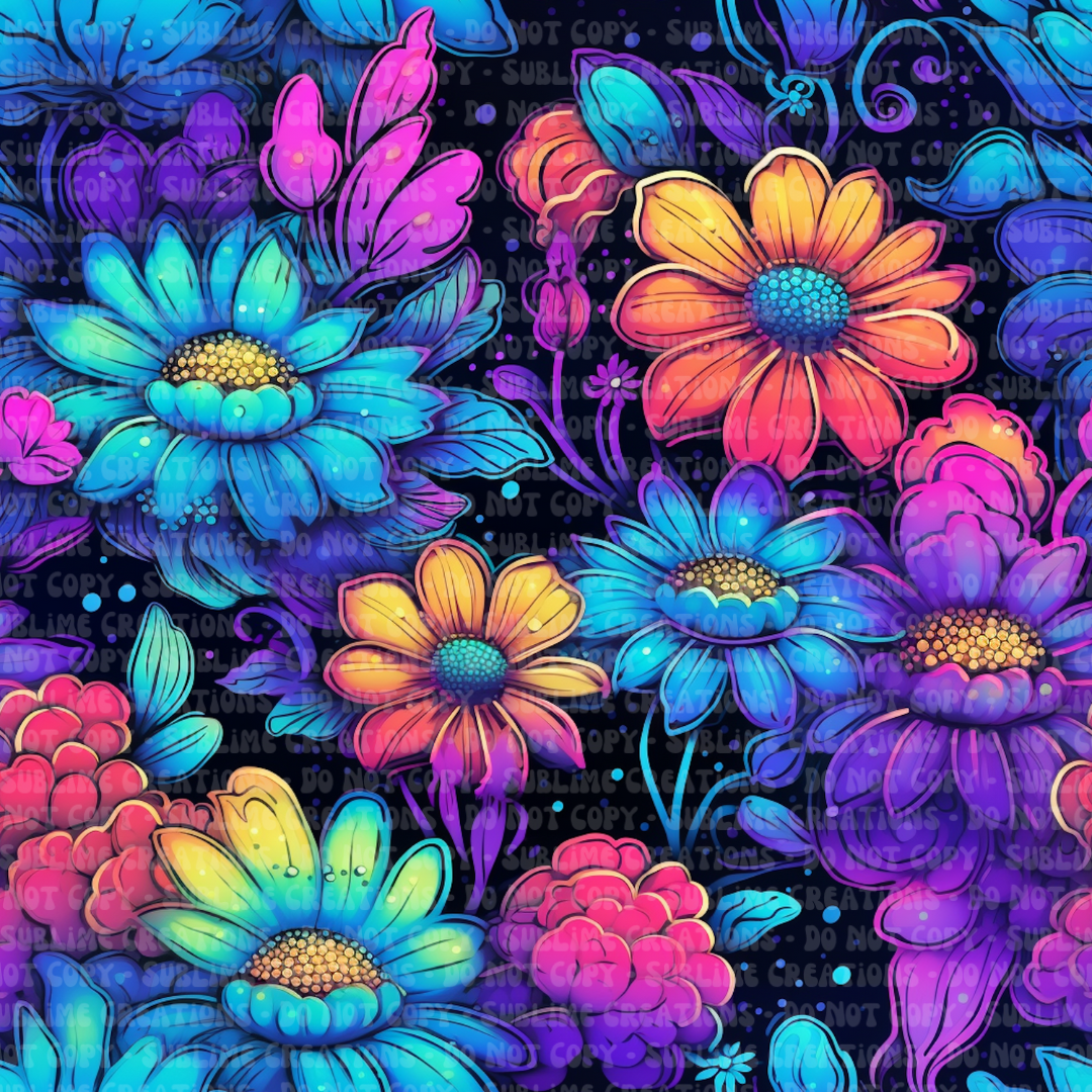 neon glow garden