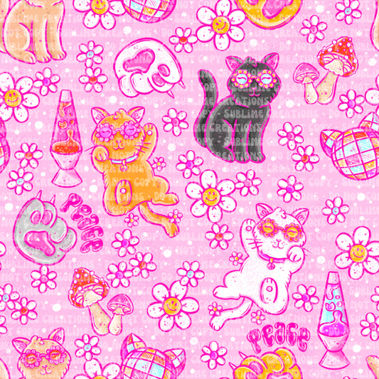 groovy disco kitties