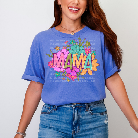 bright floral mama