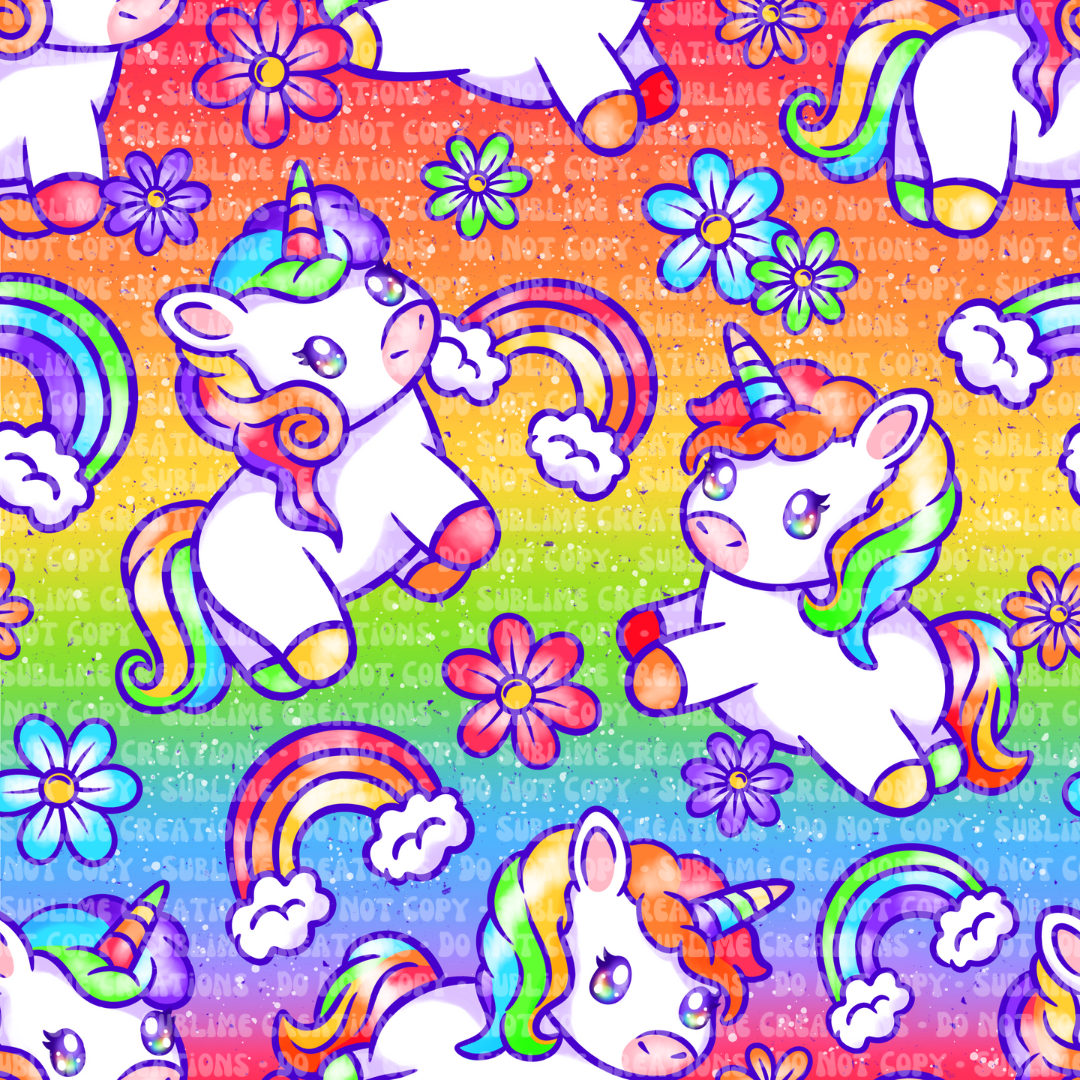 rainbow unicorns