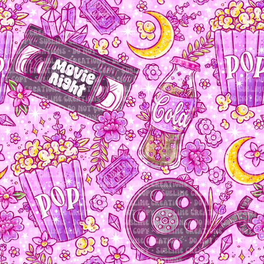 purple movie night