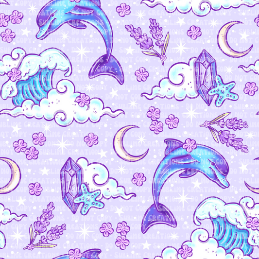 lavender celestial dolphins
