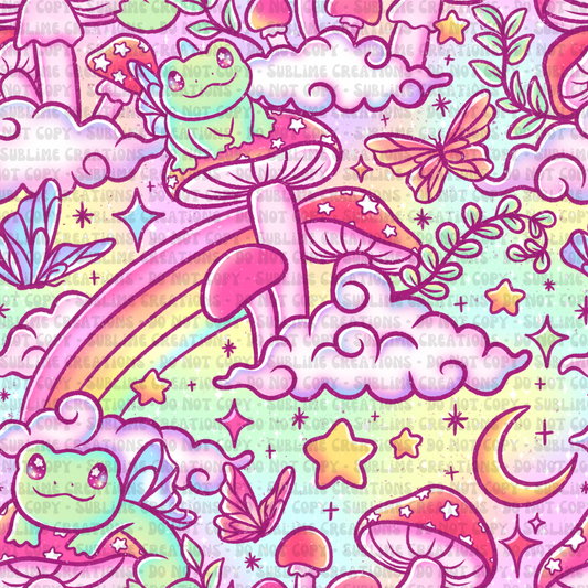 cottagecore fairy frogs
