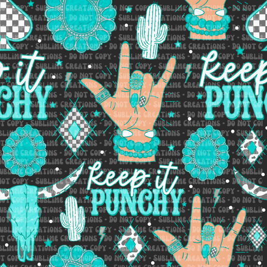keep it punchy - black