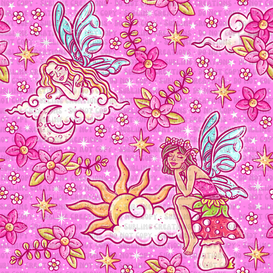 whimsical celestial fairies