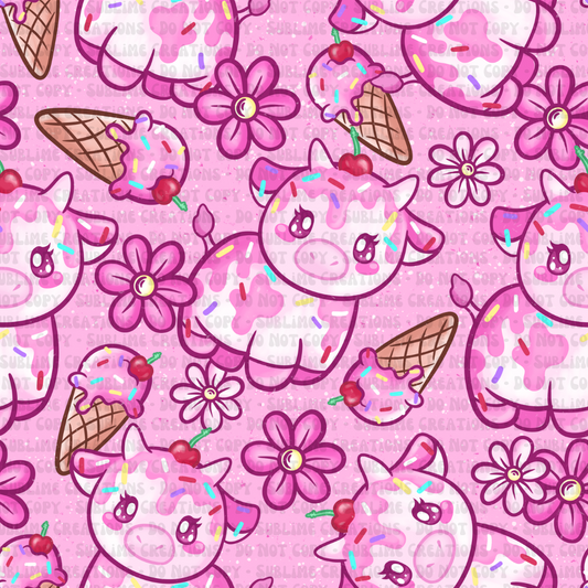 strawberry cow ice cream